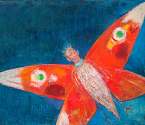 web Raffale Bueno, 2000, Raffaele Farfalla, olio su tela, 30x40 cm