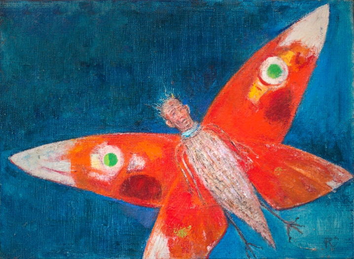 web Raffale Bueno, 2000, Raffaele Farfalla, olio su tela, 30x40 cm