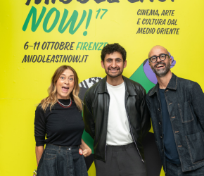 Middle East Now Lisa Chiari, attore egiziano Amir El-Masri e Roberto Ruta