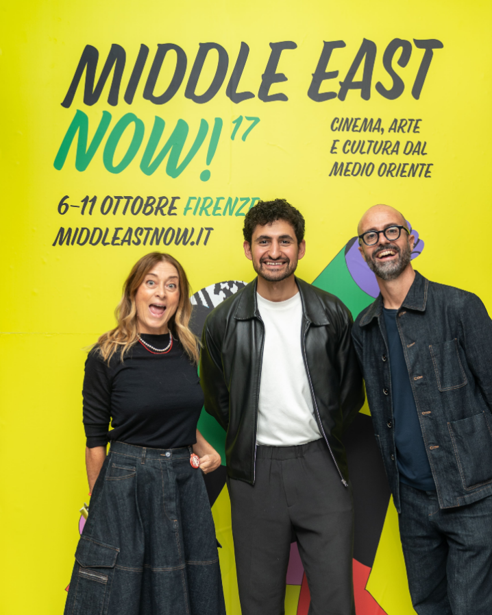 Middle East Now Lisa Chiari, attore egiziano Amir El-Masri e Roberto Ruta
